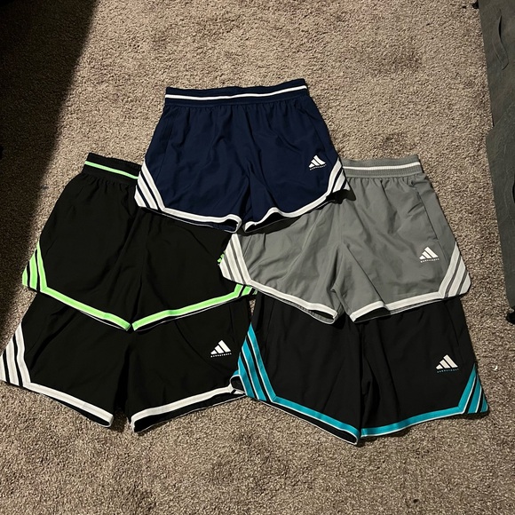 Adidas Men's 5 inch shorts (5 pairs)
